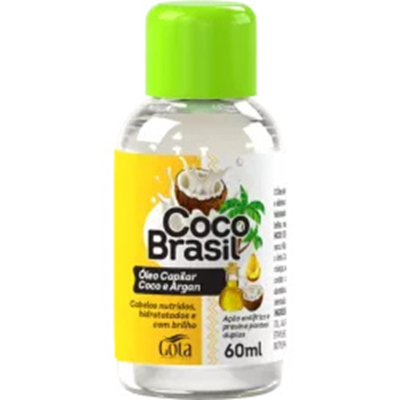 Oleo coco brasil coco e argan 60ml