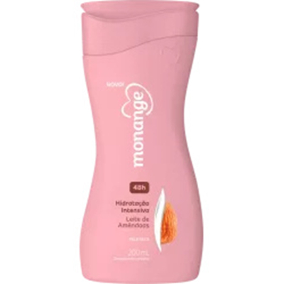 Hidratante monange leite amendoa pele seca 200ml