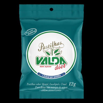 Valda diet sem acucar 12g sache, sache c/ 12 gr c/ 1 unid