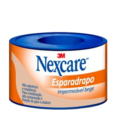 Esparadrapo impermeavel bege 3m 25mm x 3,0m, nexcare impermeavel bege 3m