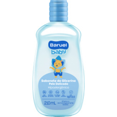 Sab. liq. baruel 210ml glic pele delica