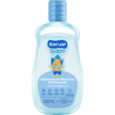 SABONETE LIQUIDO BARUEL 210ML GLIC PELE DELICA