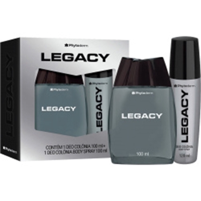 KIT DESODORANTE PHYTODERM 100ML LEGACY+DESODORANTE SPR 120ML 
