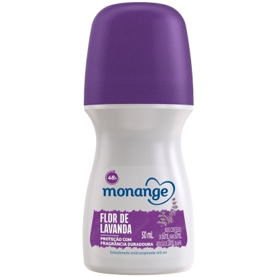 Des. roll on monange 50ml fem flor lavanda 