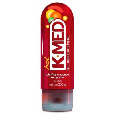 K-med hot 200ml gel lubrifica, gel lubrificante hot 200ml