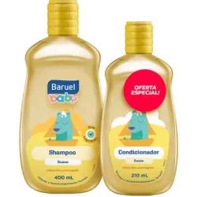 Sh. baruel baby suave 400ml+cond baruel baby suave 210ml