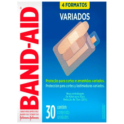 Band aid transparente variados 30 un