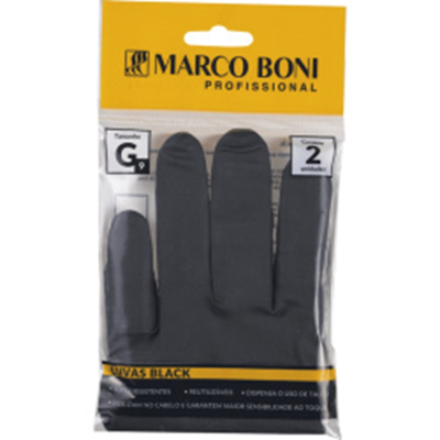 Luva black com 2un marco boni - grande - un