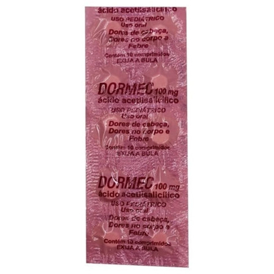 Dormec c/10 comprimidos infa, 100 mg com ct 20 str x 10
