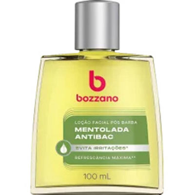 Locao bozzano agua nova 100ml, mentolada bozzano