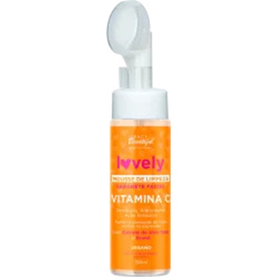 Sab. facial face beaut 150ml lovely mousse vit c *