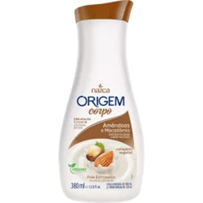 Hidratante origem 380ml macadamia/amendoas doce