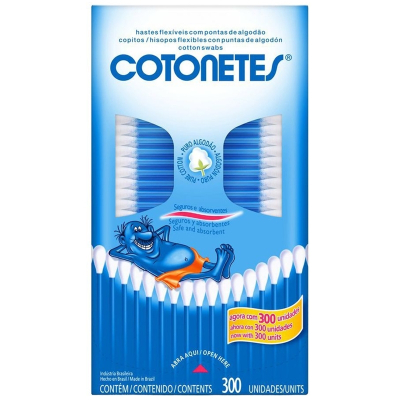 Cotonete johnson 300 unidades, johnson c300 un