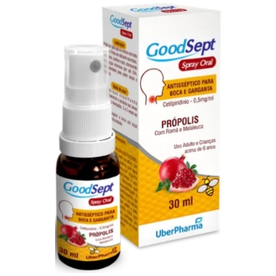 GOODSEPT SPRAY COM CETILPIRIDINO 30ML - UBERPHARMA