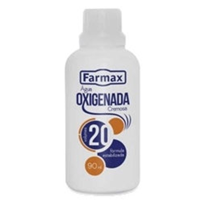 Agua oxigenada 20v 90ml farmax, 20v farmax 90 ml