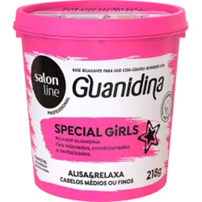 Relaxante salon line 218g guanidina special girls rosa