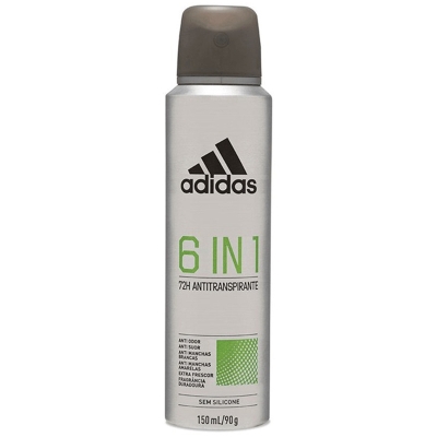 Des. adidas aero 150ml masc ant 6 in 1