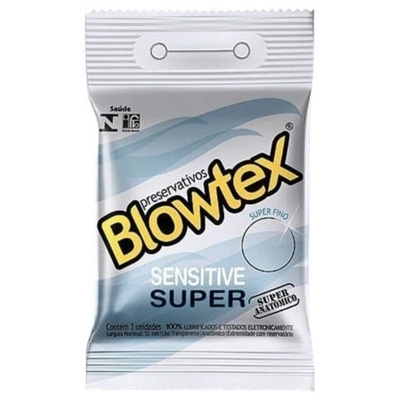 PRESERVATIVO BLOWTEX COM 3 SENSITIVE S