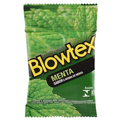 PRESERVATIVO BLOWTEX COM 03 AROM. MENT