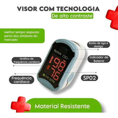 Oximetro g-tech dig dedo portatil led spo2
