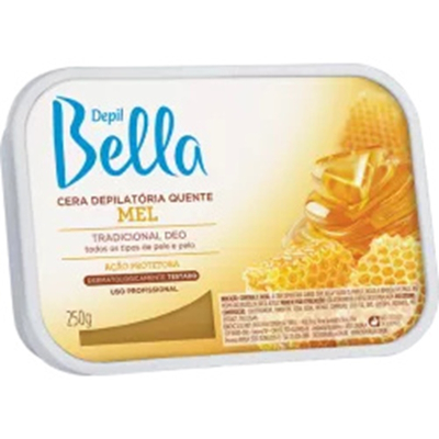 Cera depilatoria depil bella 250g quente mel