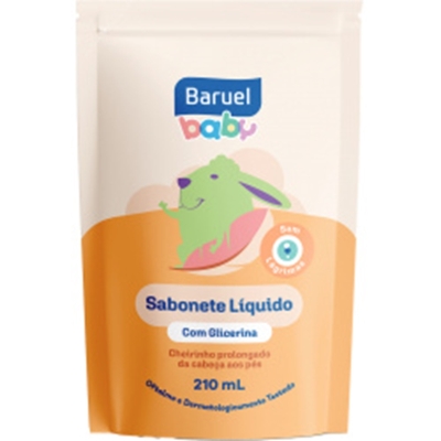 SABONETE LIQUIDO BARUEL 210ML GLICERINA REFIL