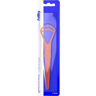 Limpador de lingua hillo, hillo c/ 1und