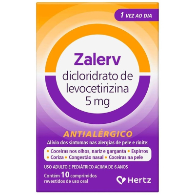 Zalerv com rev 5mg c/10 cp