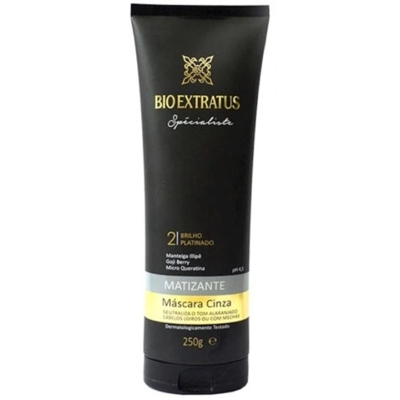 MASCARA BIOEXTRATS SPECIALIST MATIZANTE CINZA 250 G