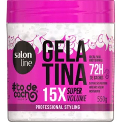Gel creme salon line 310g cachos dos sonhos
