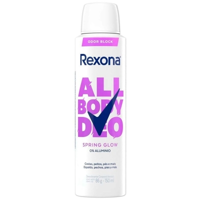 Des. rexona all body aer 150ml spring glow* *