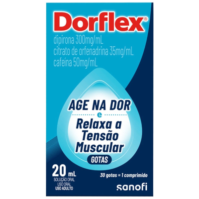 Dorflex 20ml 20ml, 35 mg/ml + 300 mg/ml + 50 mg/ml sol or ct fr vd amb x 20 ml