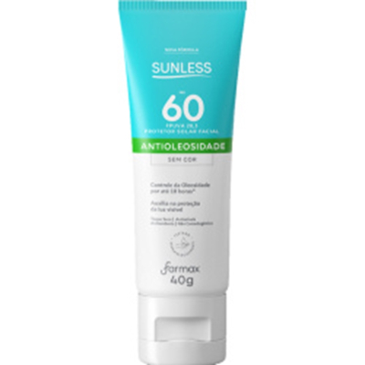 Sunless prot fac antioleo s/cor fps60 40g