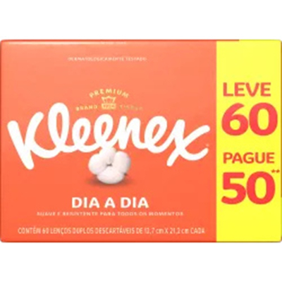 Lenco duplos kleenex 60 lenc.