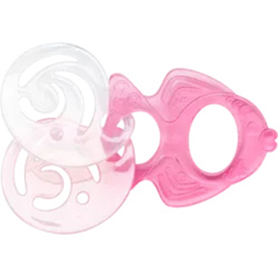 Mordedor lolly c7043-01 peixe rosa penduricalhos
