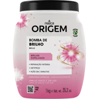 Cr. origem 1kg extra brilho (, origem hidratante brilho intenso 1kg