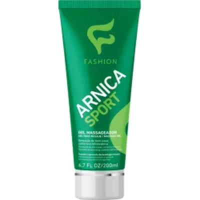 Gel arnica sport massagem fashion 200ml, arnica celeste frasco