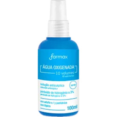 Agua oxigenada spray v. 10 100ml farmax