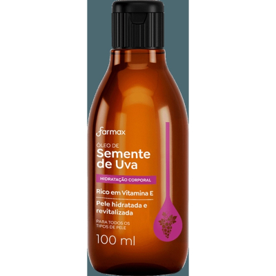 Oleo semente de uva 100 ml fa