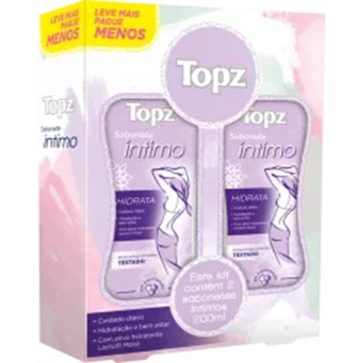 Sab. intimo topz 200ml hidrata 2un