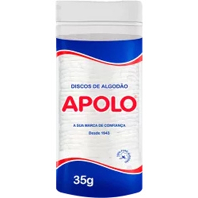 ALGODAO APOLO 35G DISCOS, EM DISCOS 35 GR EXTRA MACIO