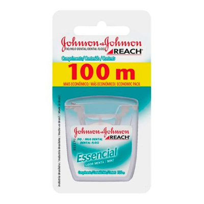Fio dental johnson reach esse, johnson reach essencial 100mt