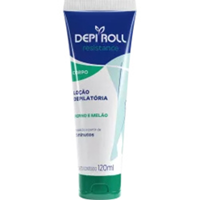 Cr. depiroll depilatorio corp pepino 120ml depi2516, depiroll corpo pepino e melao 120ml depiroll