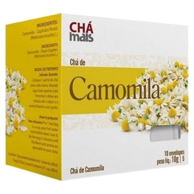 CHA MAIS/CLINICMAIS CHA CAMOMILA 10 SACHES 10G - VITAFRUX