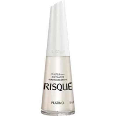 Esm. risque cint platino 8ml, risque platino cintilante 8ml