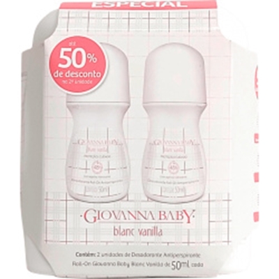 Des. rollon giovana baby blancvan 50ml+1und 50%desc