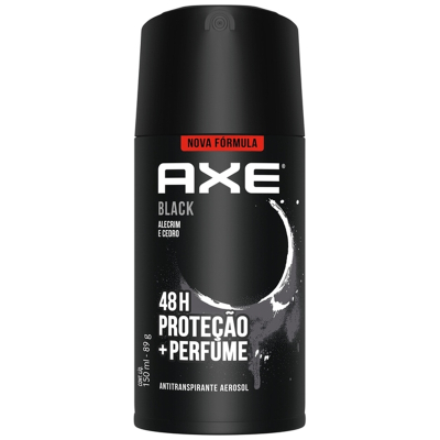 Des. axe aero body spray black 150ml, axe aer bodyspray black 96g