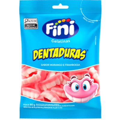 Bala fini gel dentaduras 100g