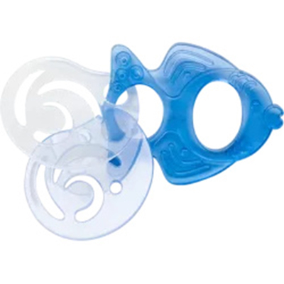 Mordedor lolly c7043-01 peixe azul penduricalhos
