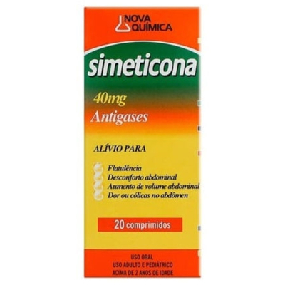 Simeticona 40mg cx 20 comp